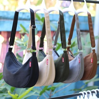 2 in 1 SHOULDER BAG bisa juga SLING BAG bahan kanvas pria/wanita by ERTIGA original
