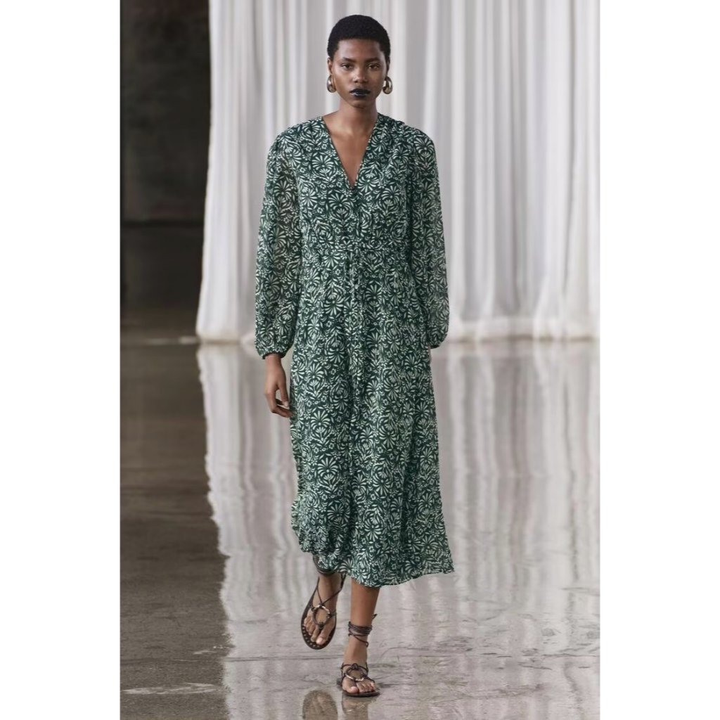 75364 - สีเขียวฤดูร้อน (XS,S,M,L) - ชุดเดรส