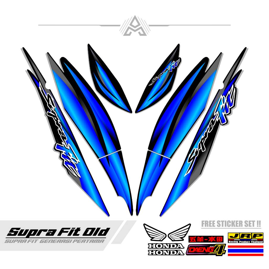 STRIPING SUPRA FIT OLD / MTF 16 / WAVE 110 S / สติ๊กเกอร์ SUPRA FIT OLD / WAVE 110 R / STREPING / ST