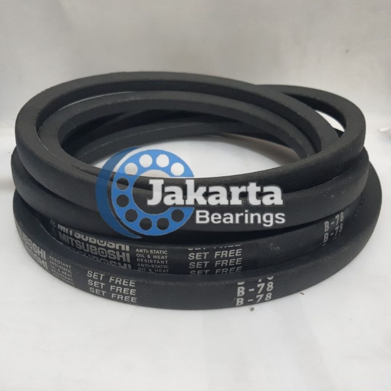 B78 MITSUBOSHI VanBelt FanBelt พัดลมแวน สายพาน V B 78