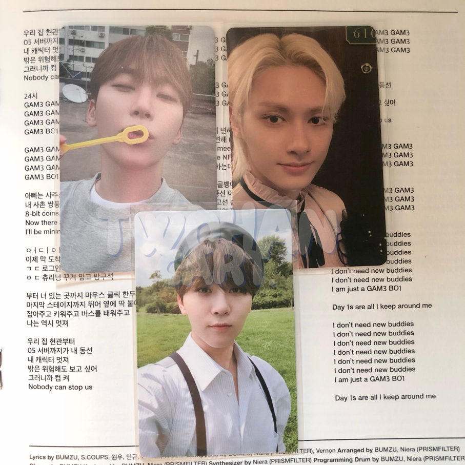 SEVENTEEN ALWAYS YOURS AICHI SEUNGKWAN VERNON โฟโต้การ์ด