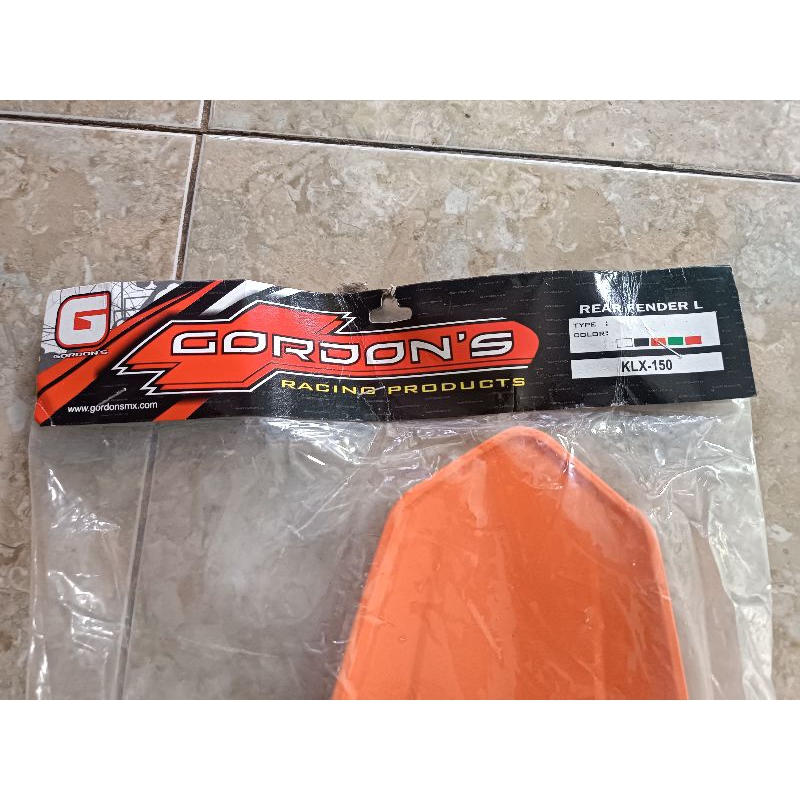 บังโคลน Gordon racing klx 150 ดั้งเดิม