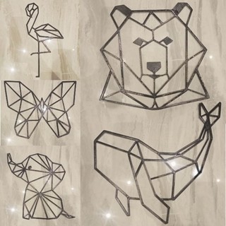 WALLDECOR HIASAN DINDING AESTHETIC | GEOMETRI STIK BAMBU HEWAN PANDA PAUS FLAMINGGO KUPU-KUPU GAJAH | HIASAN DINDING KAMAR AESTHETIC | KERAJINAN TANGAN MURAH UNIK | KADO ULTAH