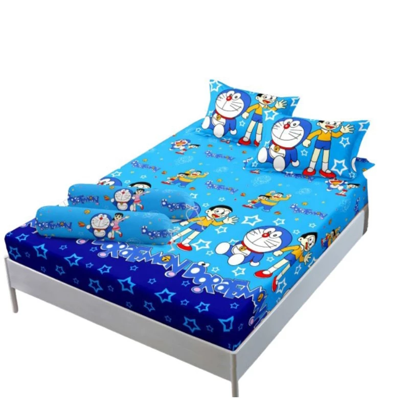 ผ้าปูที่นอน KATUN ลายโดราเอมอน 180x200x20 no.1 / 160x200x20 no.2 ผ้าฝ้าย