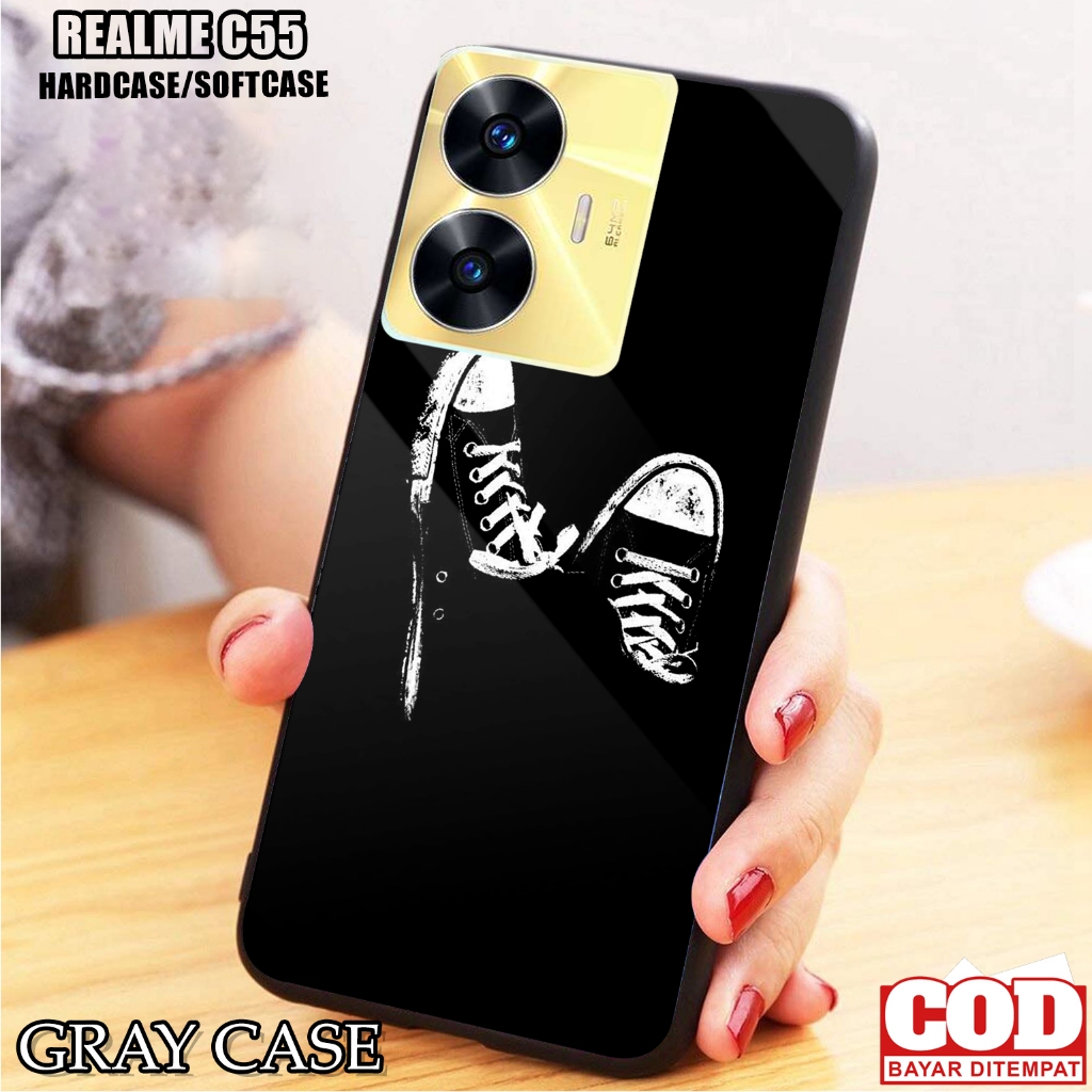 เคส HP Realme C55 - เคส Realme C55 (สีดํา) Realme C55 Silicone - เคสโทรศัพท์มือถือ - เคสมือถือ - เคส