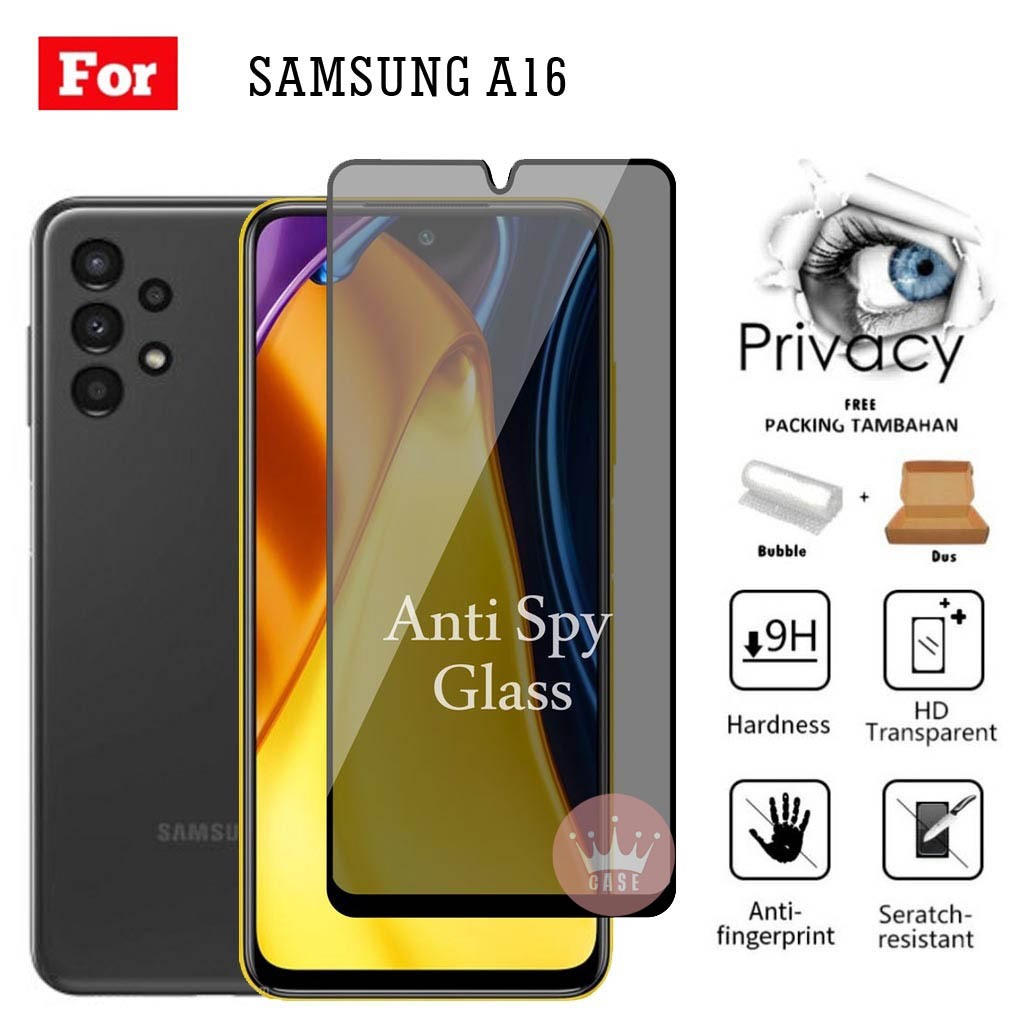 LAYAR กระจกนิรภัย SPY SAMSUNG A16 - ฟิล์มกันรอยหน้าจอสําหรับโทรศัพท์มือถือ SAMSUNG A16