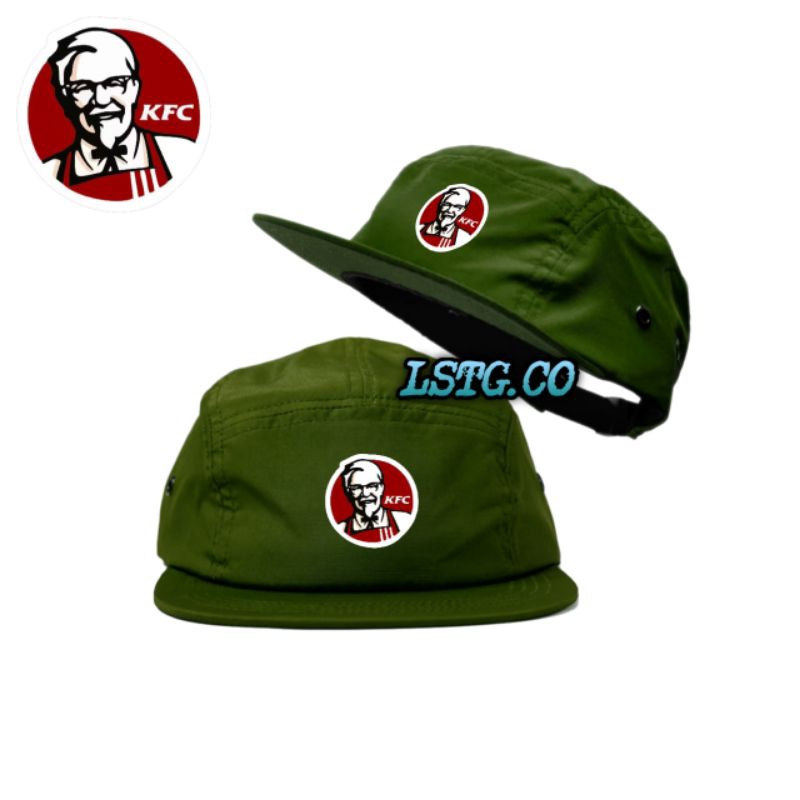 KFC 5 แผงหมวก - หมวก Snapback ห้าชั้น Casual - หมวก Distro พรีเมี่ยมสําหรับผู้ชายและผู้หญิง - รูปที่ 3
