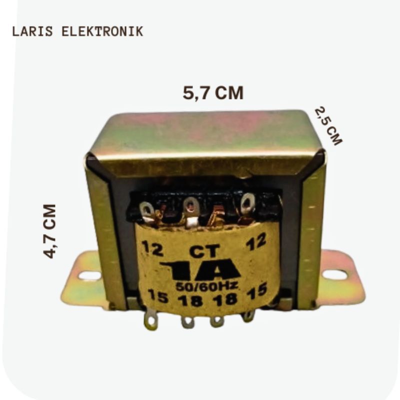 หม้อแปลง 1 แอมป์ ct 18v / หม้อแปลง ยี่ห้อ yt 1a ct 18v