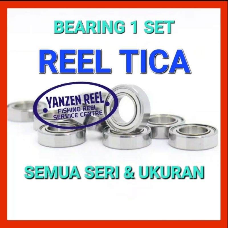 แบริ่ง/เครื่องมือ 1 ชุดพิเศษ TICA REEL ALL SERIES & SIZES - STAINLESS BEARING SPAREPART TICA BRAND F