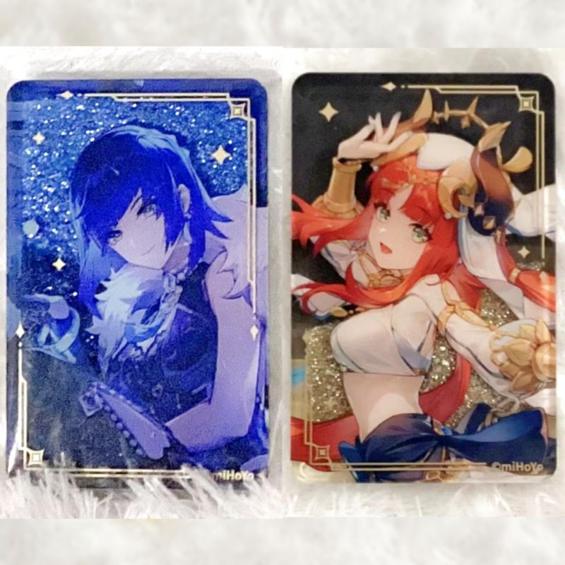 Genshin Impact Quicksand บล็อกอะคริลิค Yelan & Nilou