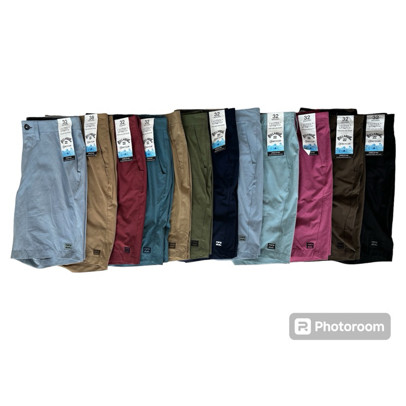 Original BILLABONG SUBSMERSIBLE กางเกงขาสั้น ไซส์ 31 32 33 34 36 38 100% ใหม่ n ต้นฉบับ