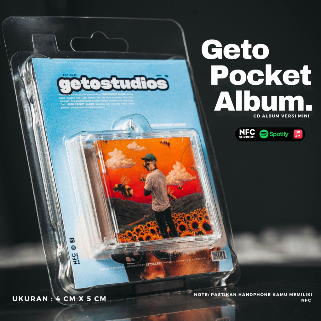 Tyler the Creator NFC Pocket Mini Album - พวงกุญแจอัลบั้มขนาดเล็ก NFC - อัลบั้มซีดีขนาดเล็ก Gato Studios