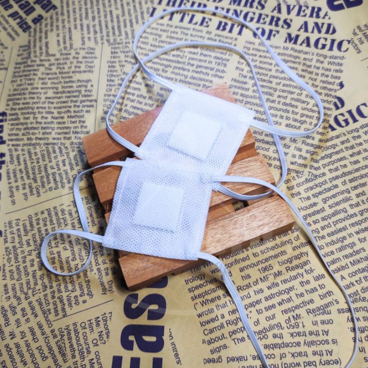 MATA Again White Eyepatch คอสเพลย์ Eye Patch One Eye Kaneki Ken Rika Takanashi Misaki Mei Lazy Eye E