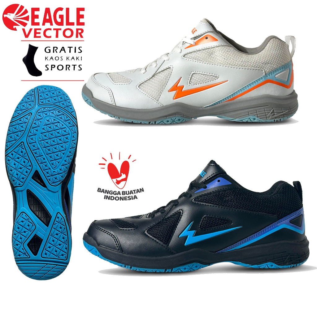Sepatu Badminton Eagle Vector Original Free Kaos kaki - Eagle Vector Original