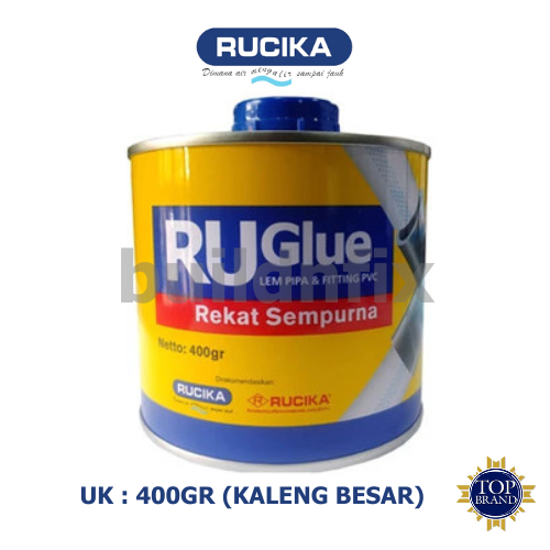 RUCIKA RUGLUE GLUE 400 กรัม / PIPE GLUE / PVC GLUE