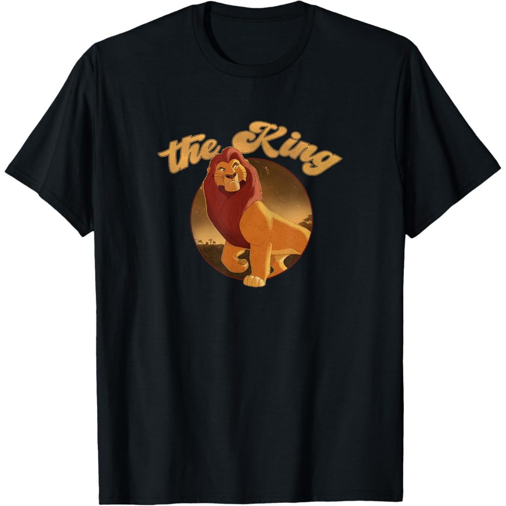 เสื้อยืดผู้ใหญ่ Disney The Lion King Mufasa The King