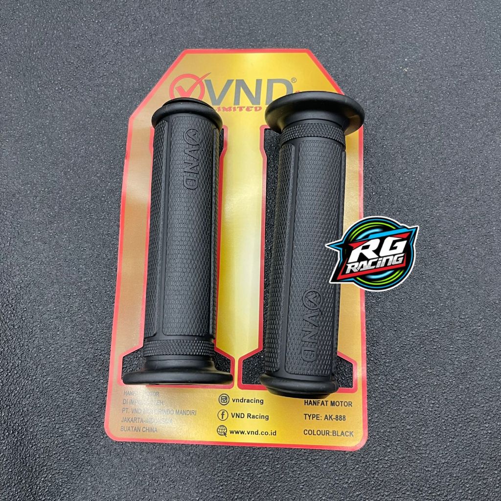 ปลอกแฮนด์ Racinggroup VND Grip 888 Handfat ฝาครอบแก๊ส ak-888 Universal รถจักรยานยนต์ทั้งหมด 1 ชุด