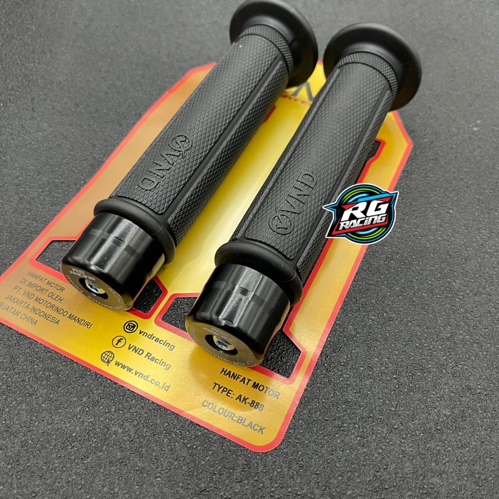 Racinggroup2 Handgrip VND Grip Bulu Ak 888 Handfat ฝาครอบแก๊ส + Universal Handlebar Jalu สําหรับรถจั