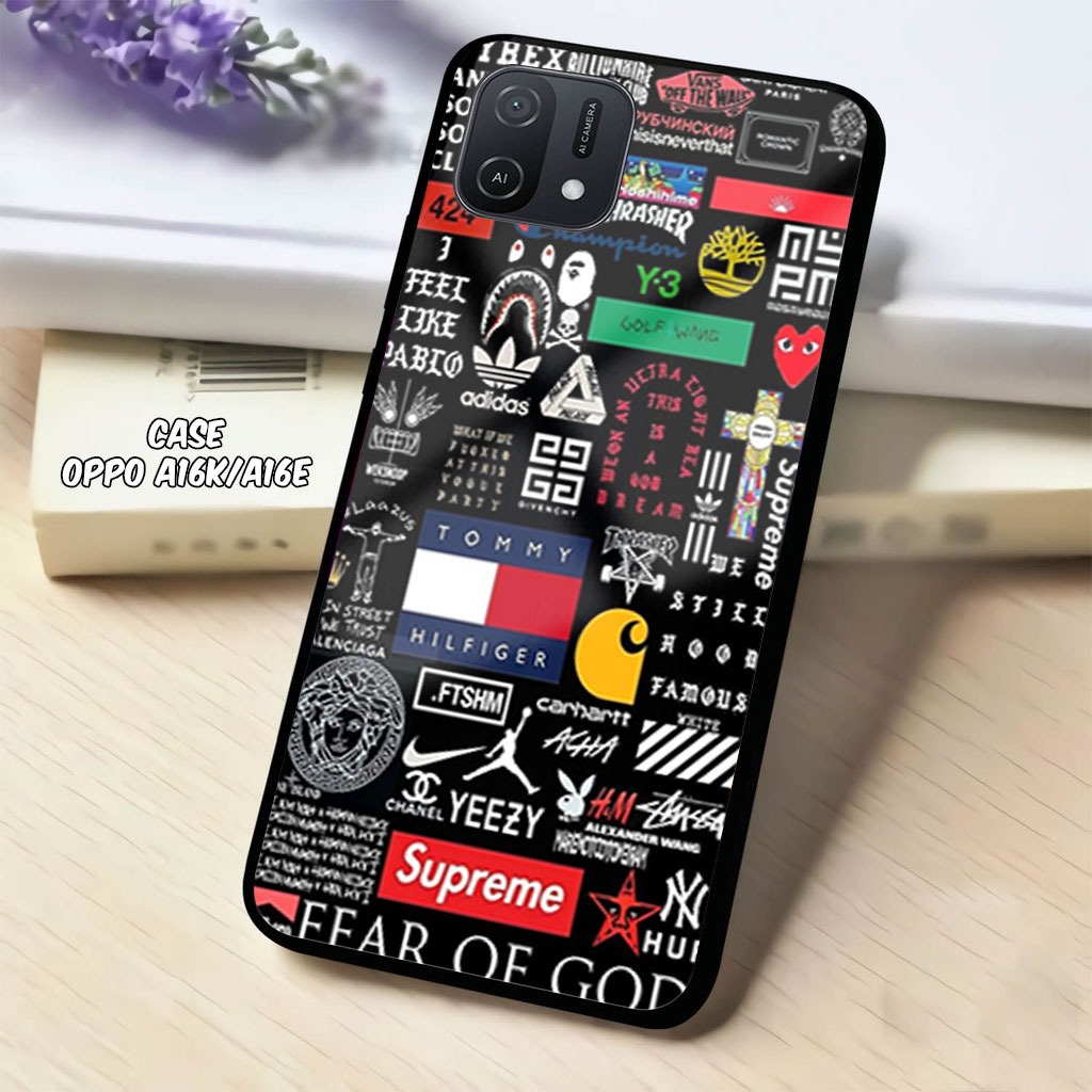 KK39 Softcase Oppo A16K / A16E Case Premium Camera Protector Softcase Glass Kaca Tokokesing88