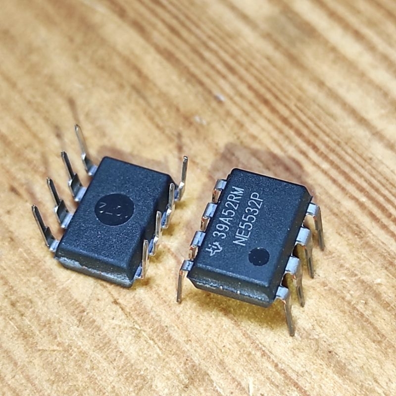 NE5532 ของแท้ TEXAS INSTRUMENT NE5532P 5532 ic Dual opamp op amp ori mexico