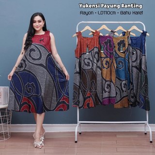 Daster Yukensi Payung Viral Motif Terbaru - Bahan Rayon, Nyaman Dipakai Sehari-hari