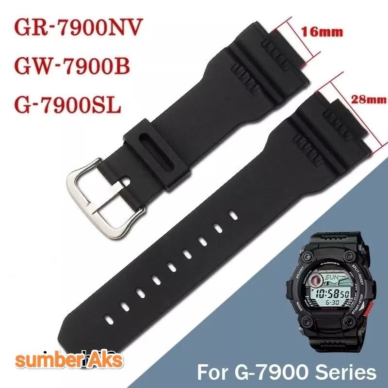 G-shock G7900 G-7900 GW7900 GR7900 สายนาฬิกา casio GShock G 7900 ฟรีปากกาสายนาฬิกา