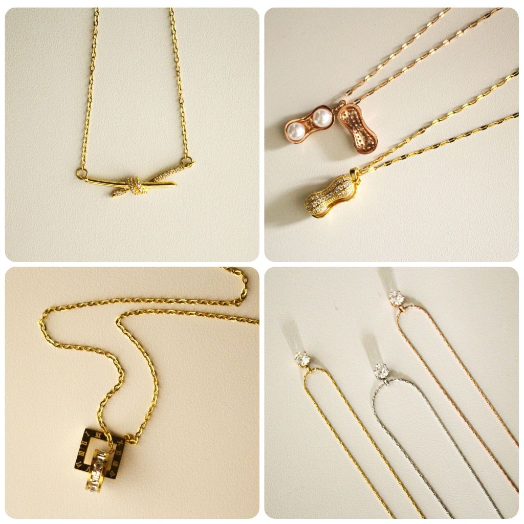 สร้อยคอผู้หญิงสแตนเลส MIX รุ่นปรับได้ - สร้อยคอโดย SEO ELEGANT LUXURIOUS Anti-Itch