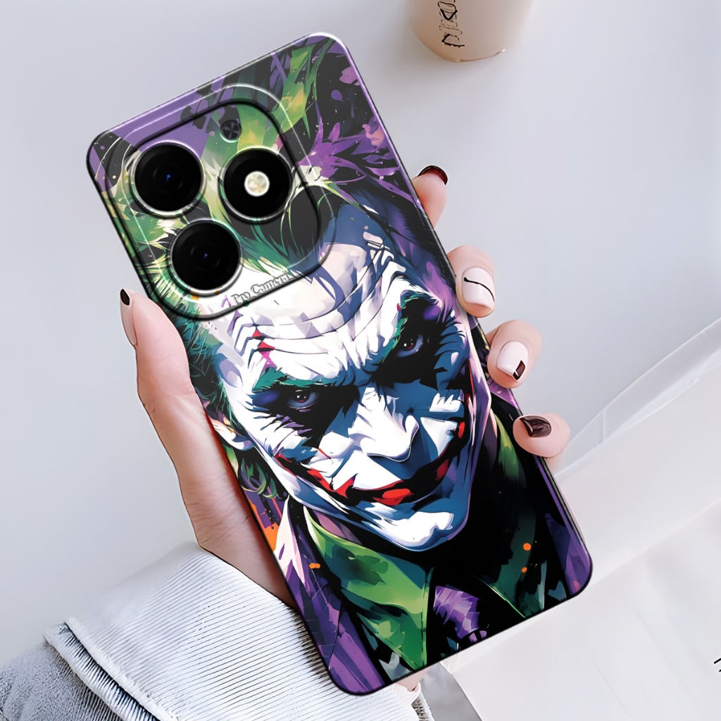 Clear.Case - Soft Case สําหรับ Tecno Spark 20 / Spark 20 Pro / Spark 20 C Case Fusion Motif J0ker So