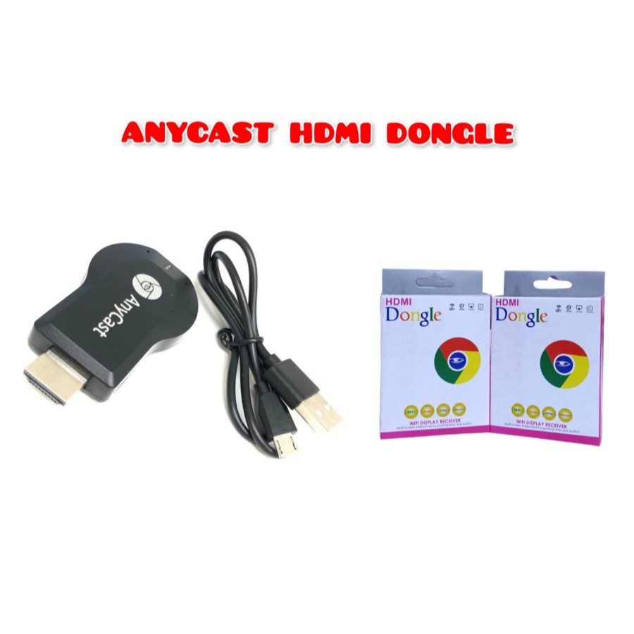 Jg SHOP ไร้สาย HDMI DONGLE ANYCAST ORIGINAL/M2 PLUS/ANY CAST/HDMI DONGLE