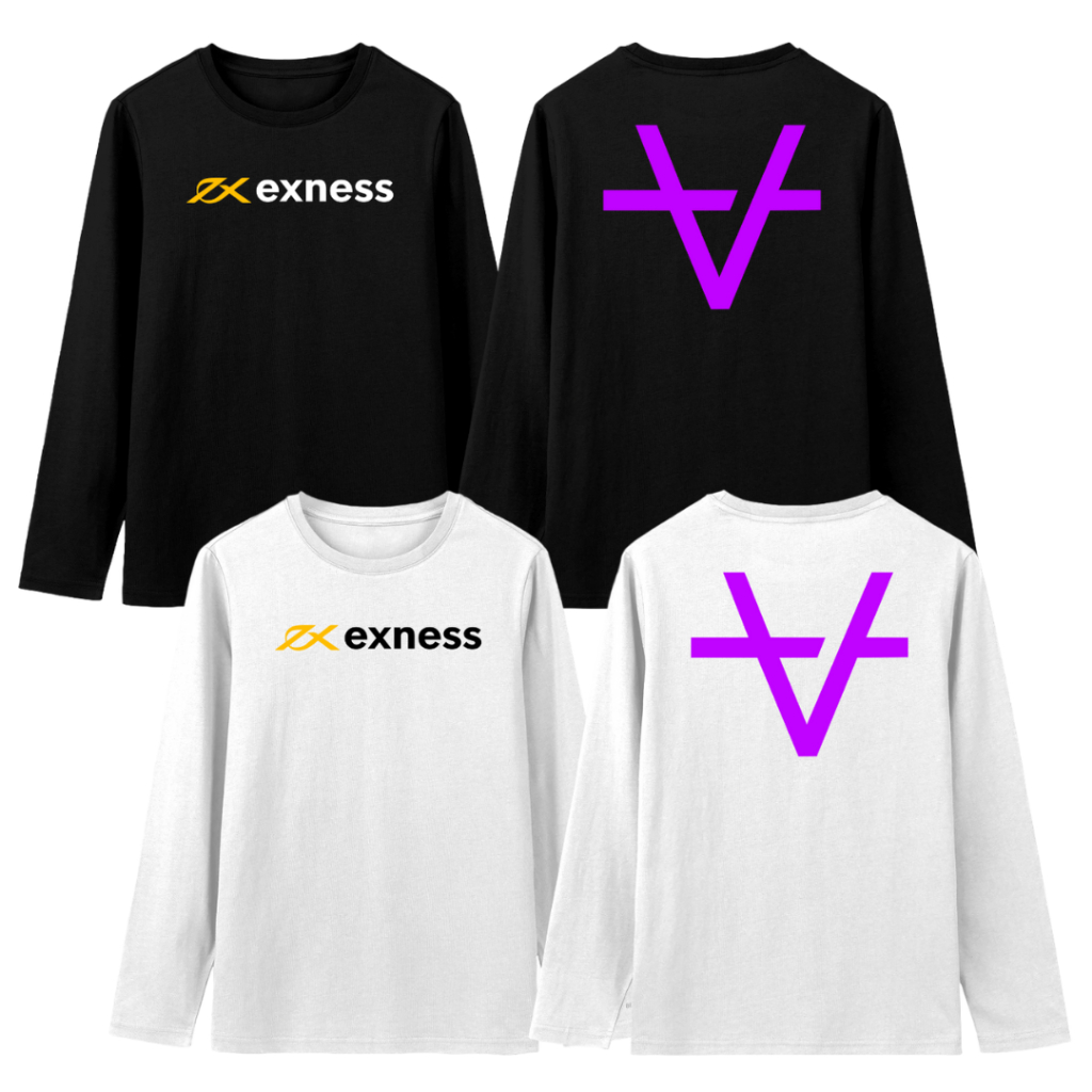 Crypto Exness Academy เสื้อยืดแขนยาวผ้าฝ้าย Combed 30s เสื้อยืด Unisex