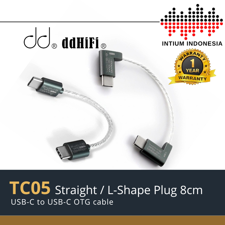 DD ddHiFi TC05 สาย Type-C ถึง Type-C USB OTG ใหม่สําหรับ DAC / AMP