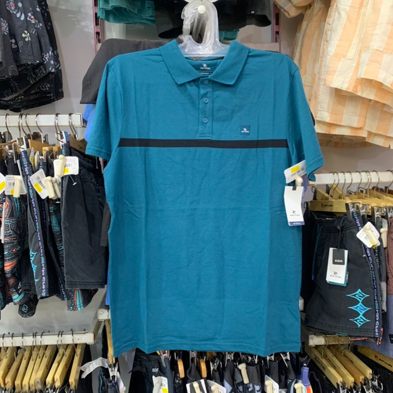 เสื้อยืด Ripcurl Polo S22 Vaporcool Blue