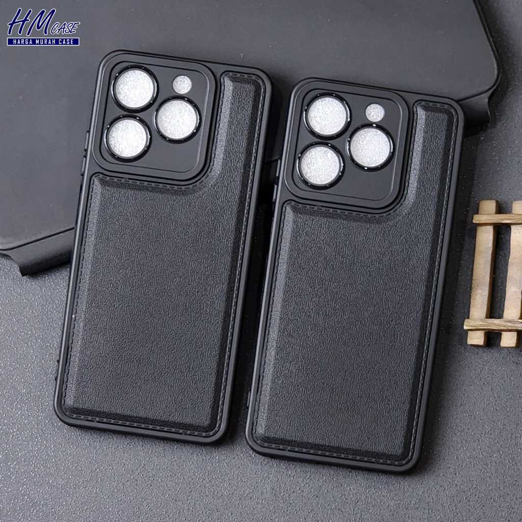 Realme C63 Realme C61 Case Pro Leather สีดํา Realme C63 Realme C61