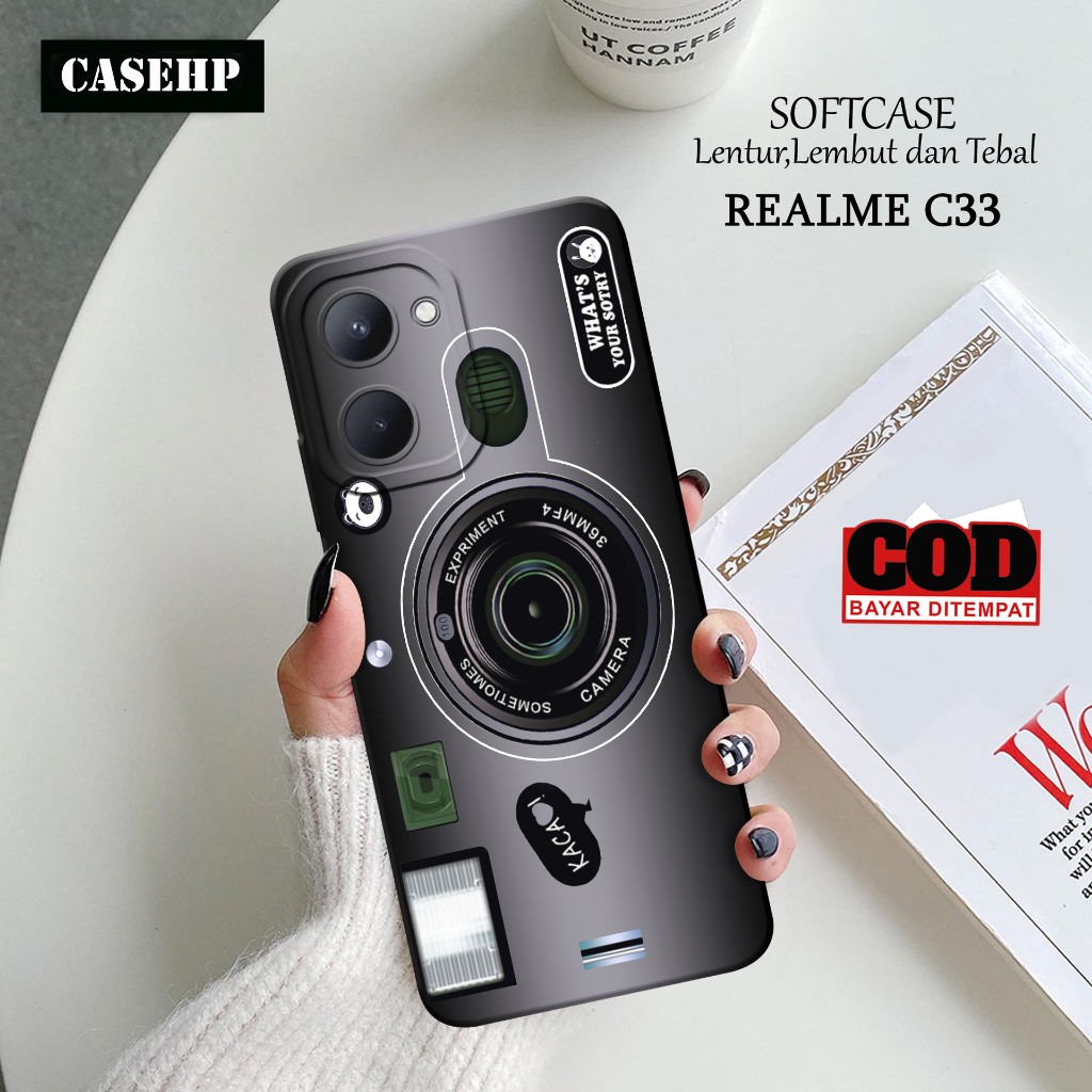 เคส HP REALME C33 - Casehp - เคส REALME C33 - เคสกล้อง - ผิวโทรศัพท์มือถือ - REALME C33 Silicone - เ