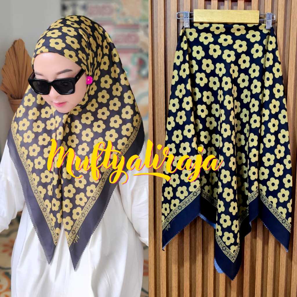 ลายสี่เหลี่ยมผืนผ้า HIJAB Motif ล่าสุด Premium Motif ผ้าคลุม Voal ลายพรีเมี่ยม Quadrdisal