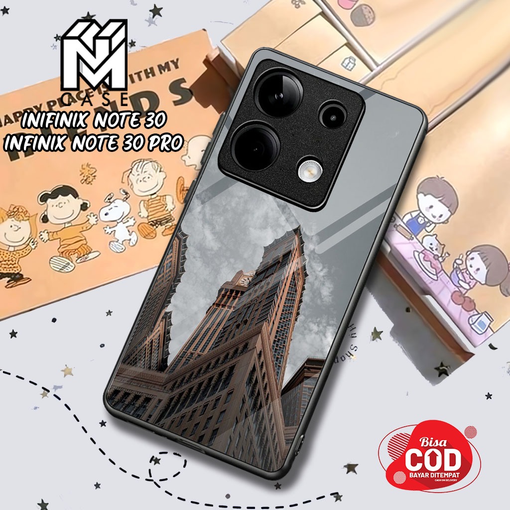 เคส NM - ล่าสุด INFINIX NOTE 30 / NOTE 30 PRO Case - 067 - Fashion Case Scenery Casing Hp Case Softc