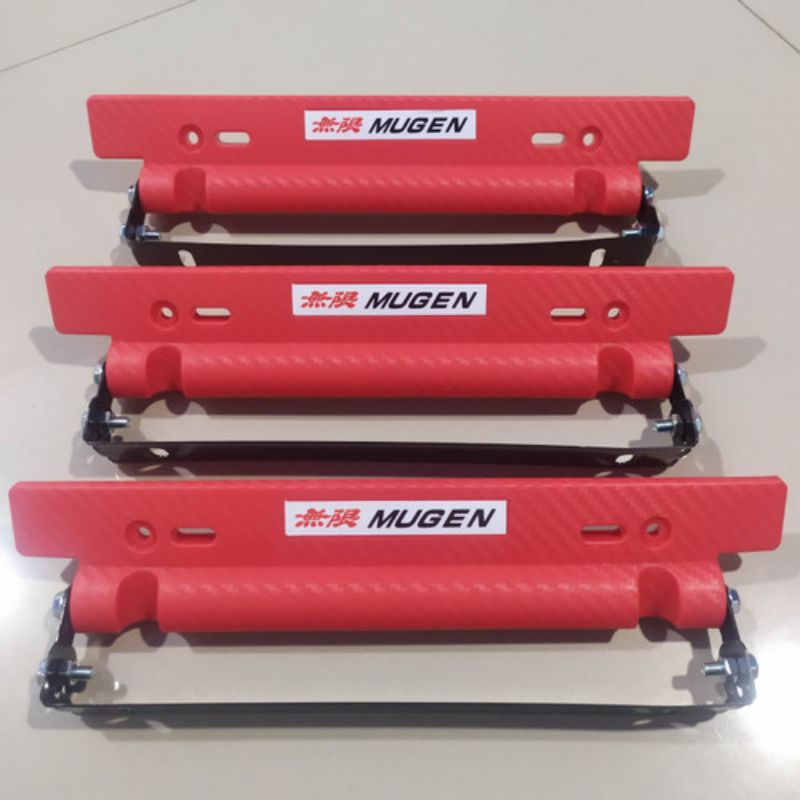 Jdm UNIVERSAL MUGEN NUMBER PLATE HOLDER สีคาร์บอน