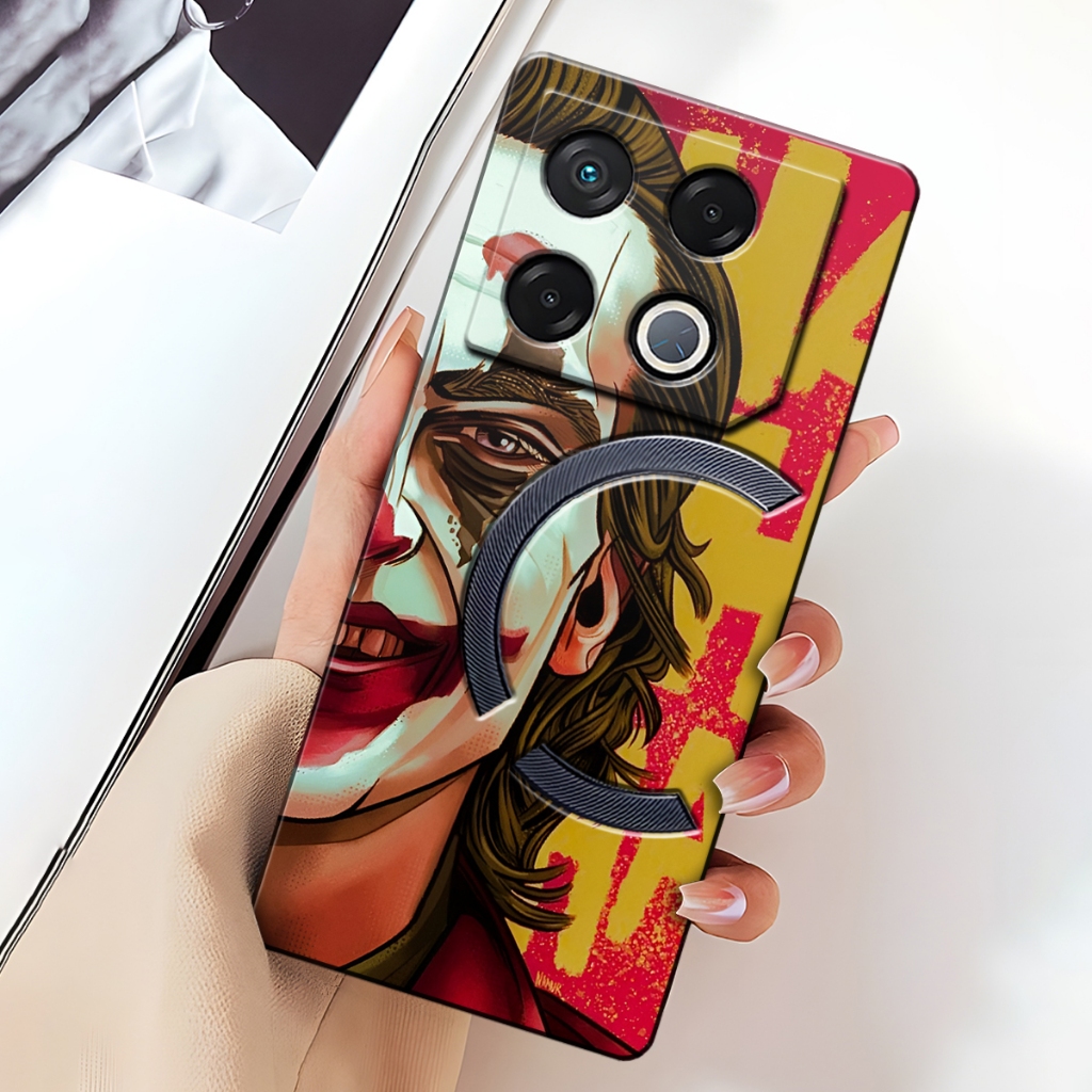 Soft Case INFINIX GT 20 PRO - Casing INFINIX GT 20 PRO Motif J0ker - Softcase Premium Fourside - Ful