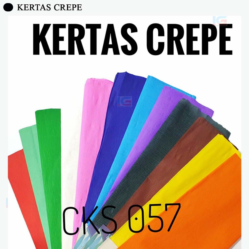 CREPE PAPER 1 PACK CONTAINS 12 ชิ้น