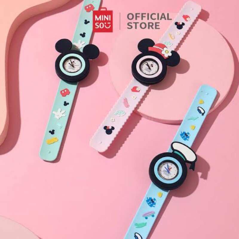 Miniso mickey Mouse Kids Watch / นาฬิกาเด็ก mickey Mouse