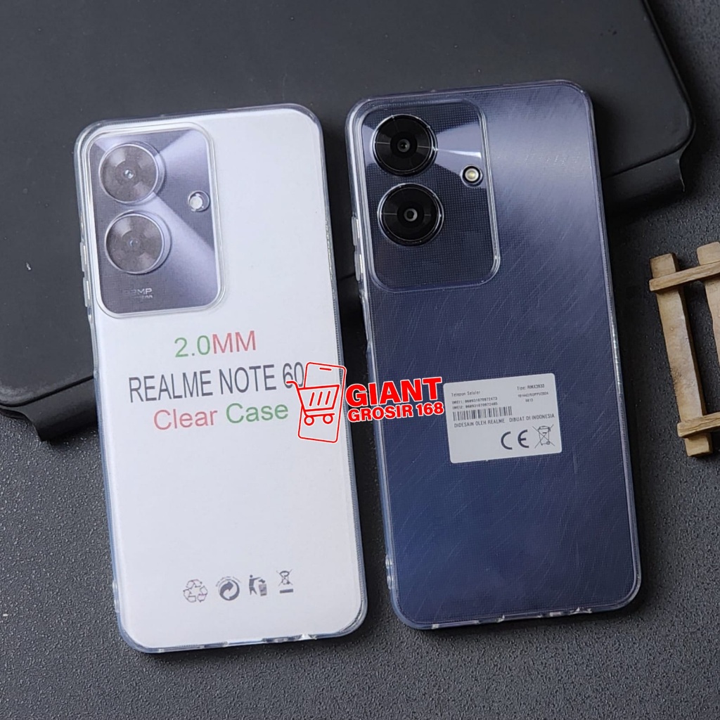 Realme Note 60 Realme Note 60X Case Clear HD Case Bening Realme Note 60 Realme Note 60X