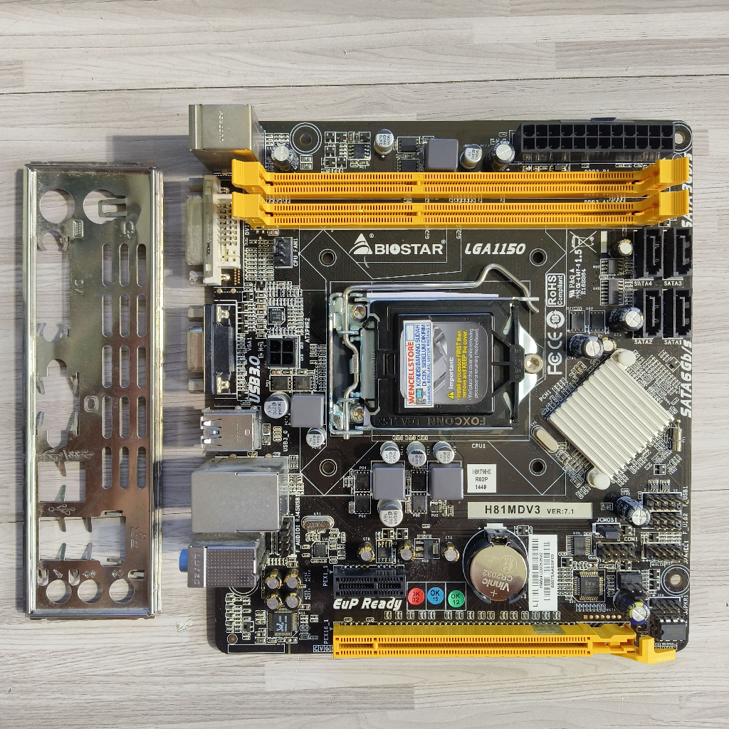 เมนบอร์ด Biostar H81MDV3 LGA 1150 MINI ITX