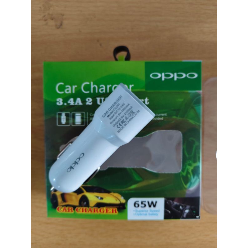 ที่ชาร์จแบตในรถ / New Saver Car OPP0 2USB 3.4A Led MAX