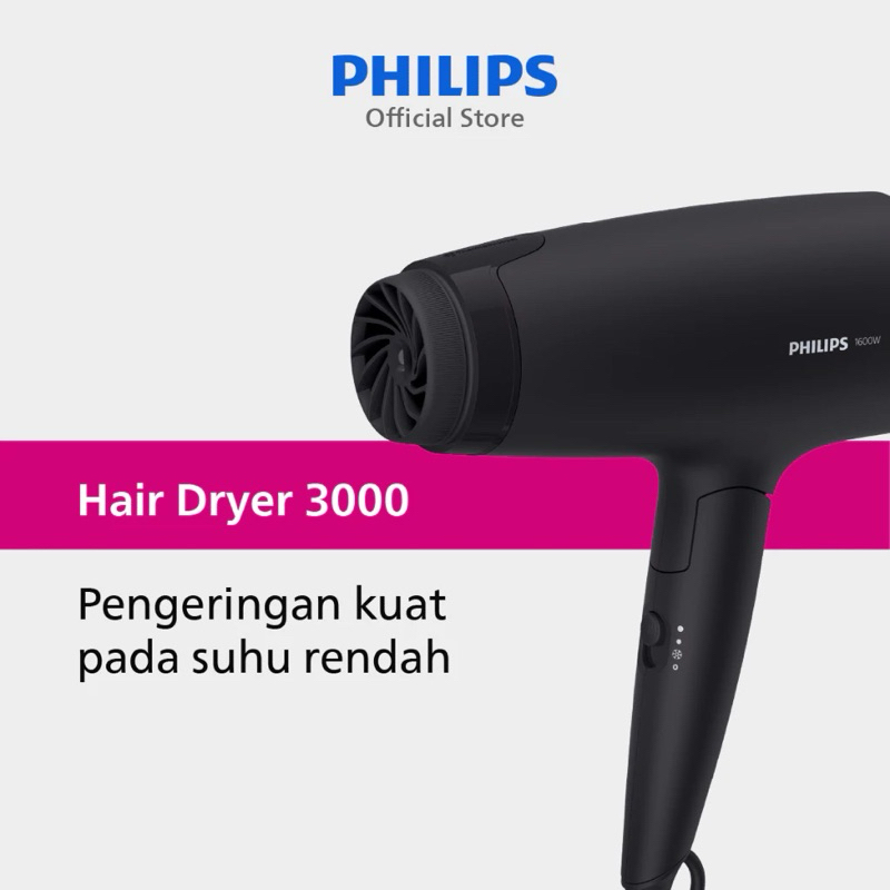 เครื่องเป่าผม Philips 3000 Series BHD308/10 เครื่องเป่าผม