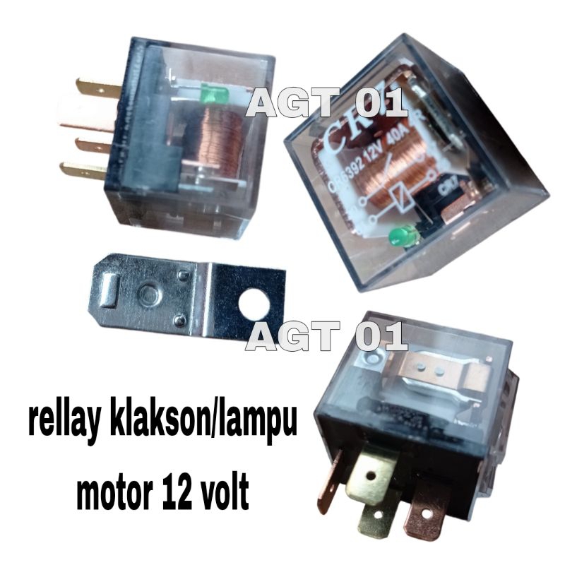 4-FOOT 12 VOLT CR7 LAMP RELLAY / 12 VOLT HORN RELAY คุณภาพระดับพรีเมียม / 12 VOLT 40 A LAMP RELAY