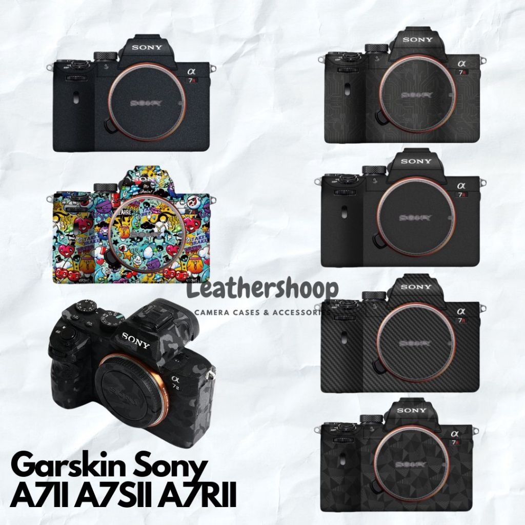 Garskin Skin Sony A7II A7SII A7RII สติกเกอร์ Body Protector