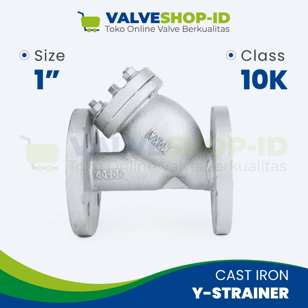 Y-strainer / Y Strainer DN25 1" นิ้ว JIS 10K CI เหล็กหล่อ