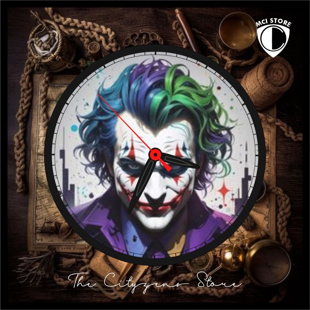 นาฬิกาแขวนทรงกลม Joker 2 แบบกําหนดเอง