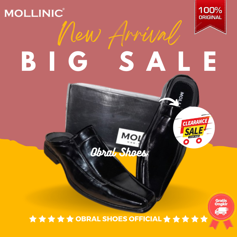 MOLLINIC LJI301-BB รองเท้าแตะผู้ชาย Bustong ของแท้ 100%