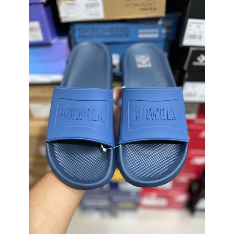 Airwalk รองเท้าแตะสําหรับผู้ชายไม่มี NAVY AIWSM231217G42 รองเท้าแตะ ORIGINAL